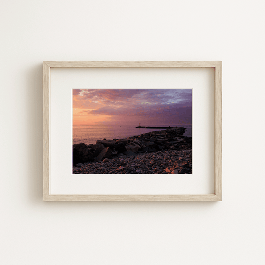 Scituate SUNRISE Jetty Fine Art Print | Photography by Saltwater Studios | Massachusetts