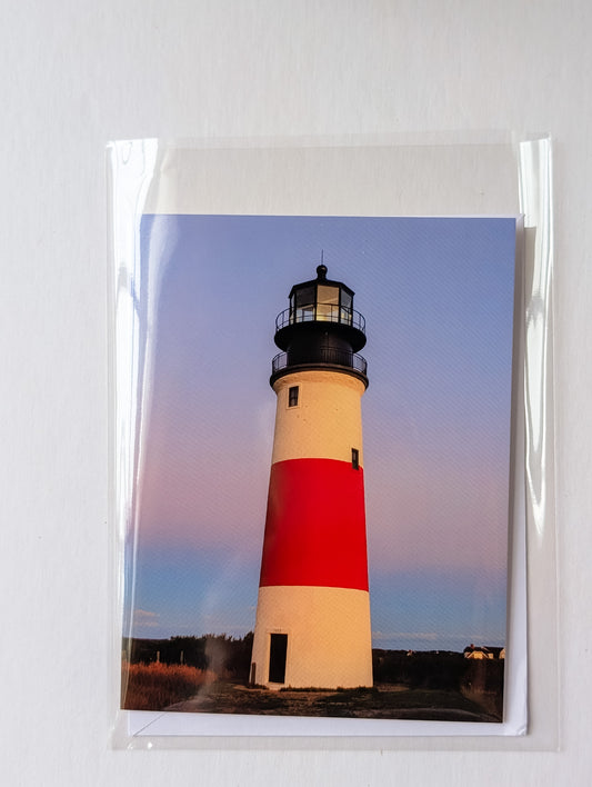 Coastal stationery thank you cards 4x6 size, lighthouse photography greeting cards